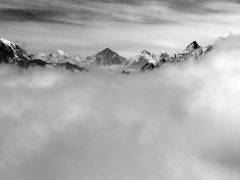 Panorama, von Manaslu Base Camp