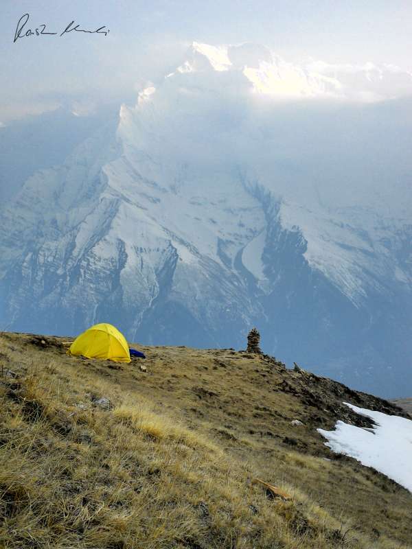 Lager am Pisang Peak