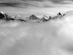 Panaroma, from Manaslu Base Camp Panaroma, from Manaslu Base Camp