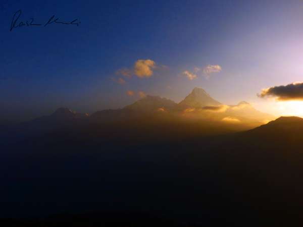 Sonnenaufgang über Annapurna South (von Poon Hill) Sonnenaufgang über Annapurna South (von Poon Hill)